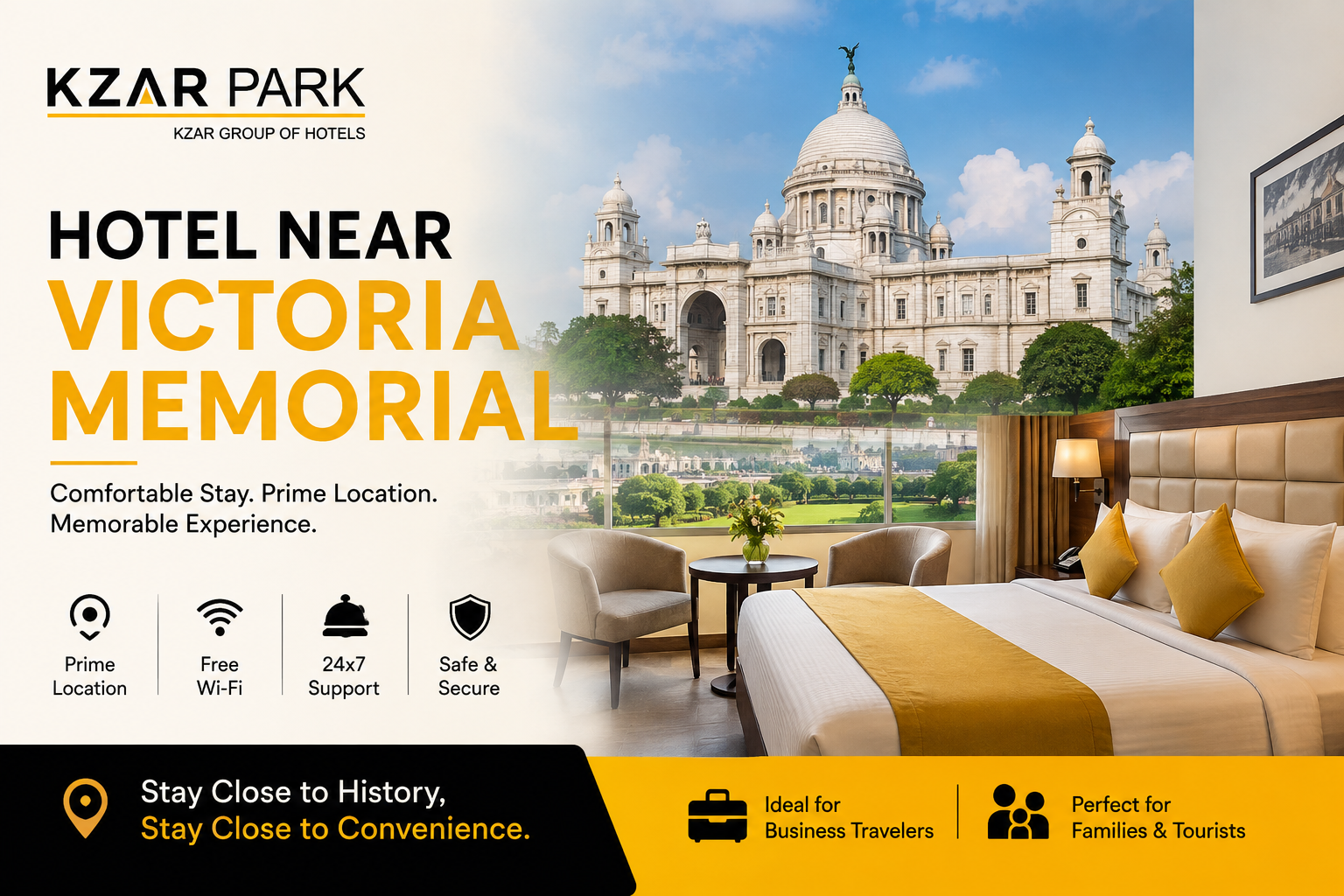 Hotel Near Victoria Memorial