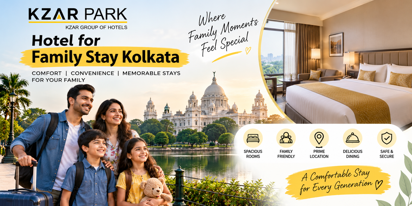 hotel for family stay Kolkata