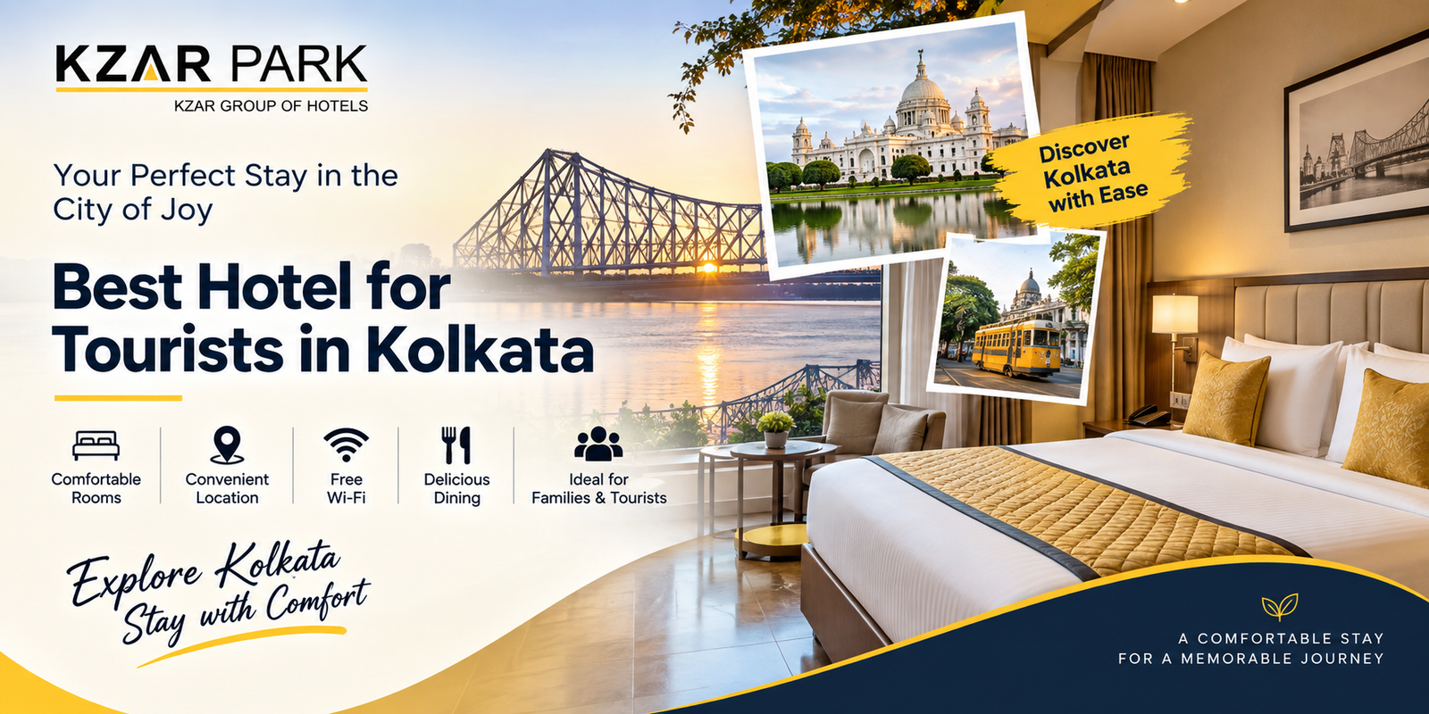 best hotel for tourists in Kolkata
