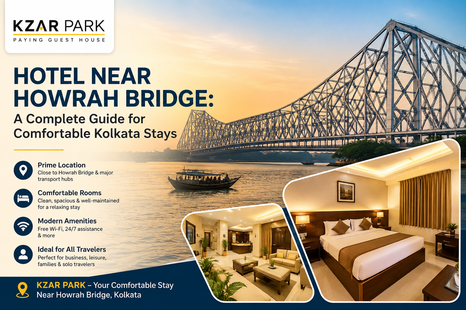 hotel near Howrah Bridge